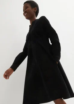 Robe en velours de coton côtelé