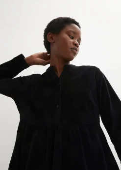 Robe en velours de coton côtelé