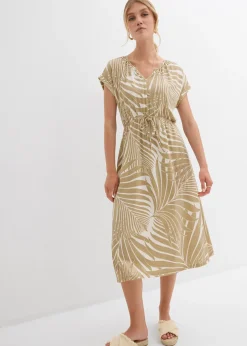 Robe fluide en jersey avec viscose