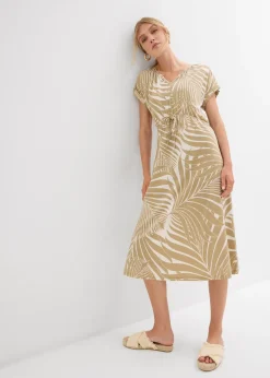 Robe fluide en jersey avec viscose