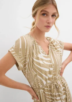 Robe fluide en jersey avec viscose