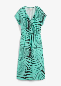 Robe fluide en jersey avec viscose