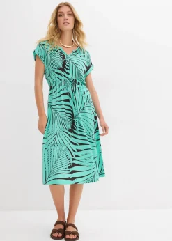 Robe fluide en jersey avec viscose