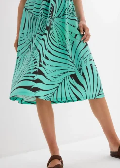 Robe fluide en jersey avec viscose