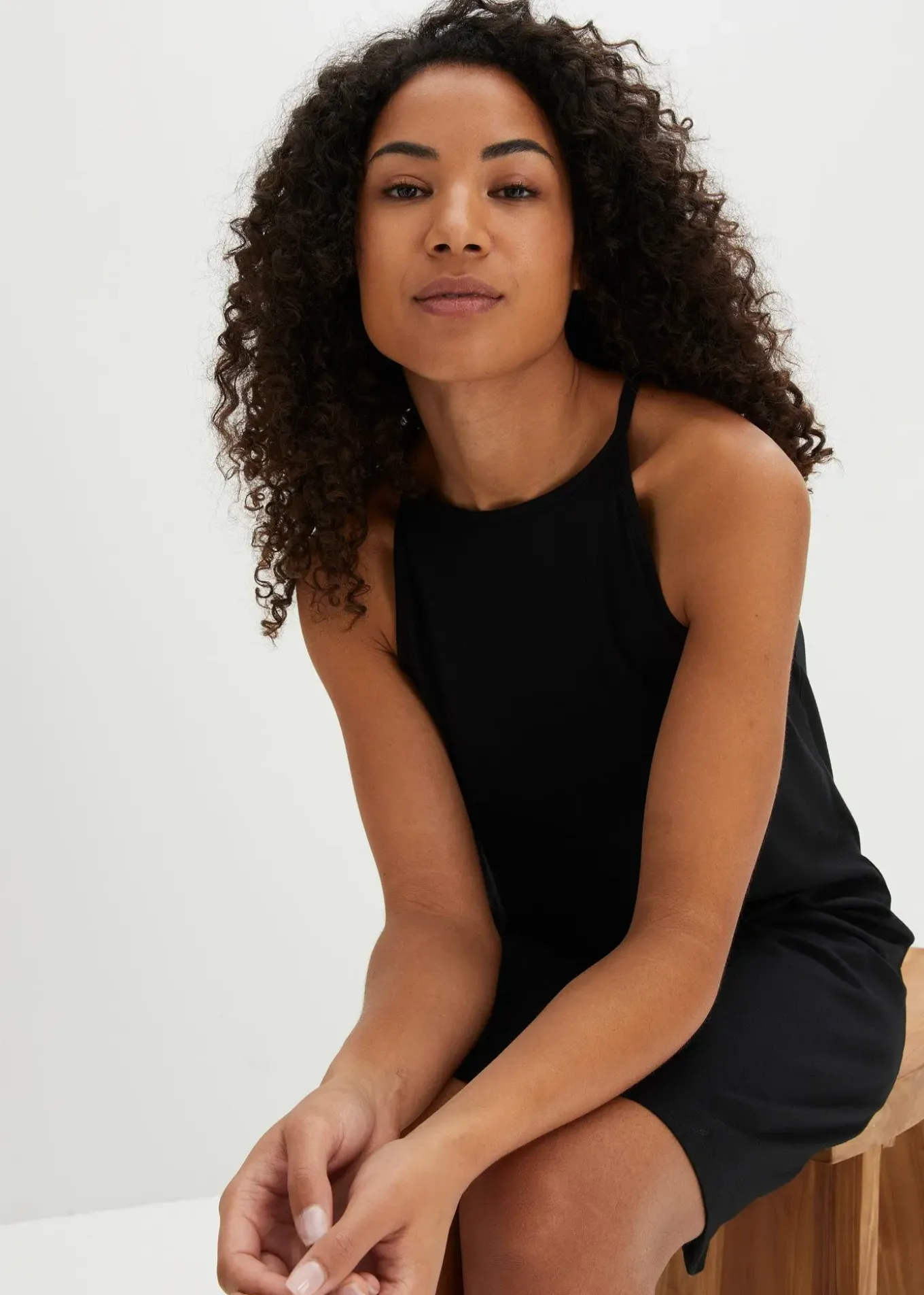 Robe fluide en jersey lyocell extensible