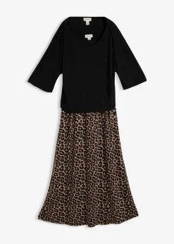 Robe fluide en jersey viscose