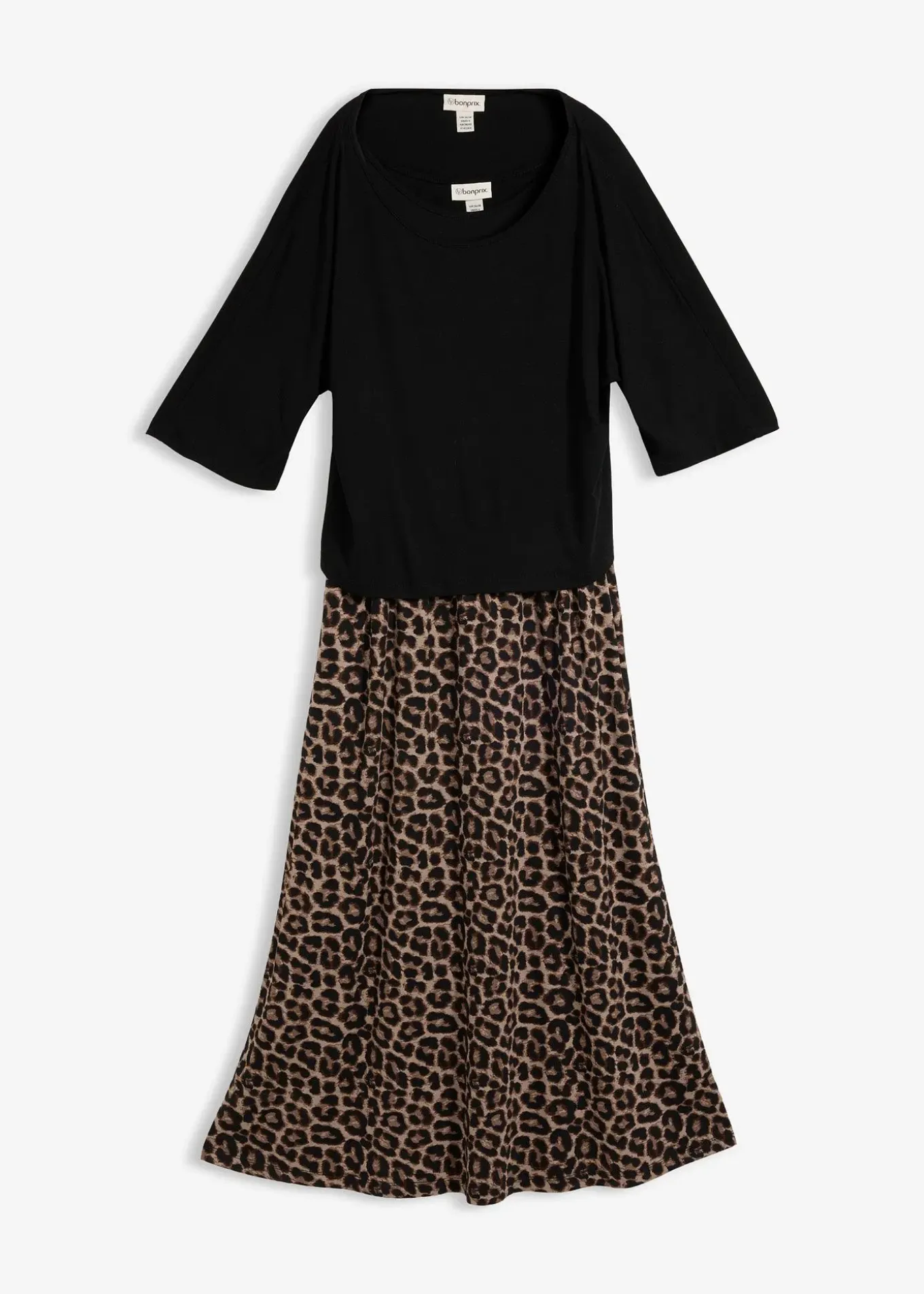 Robe fluide en jersey viscose