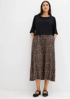 Robe fluide en jersey viscose