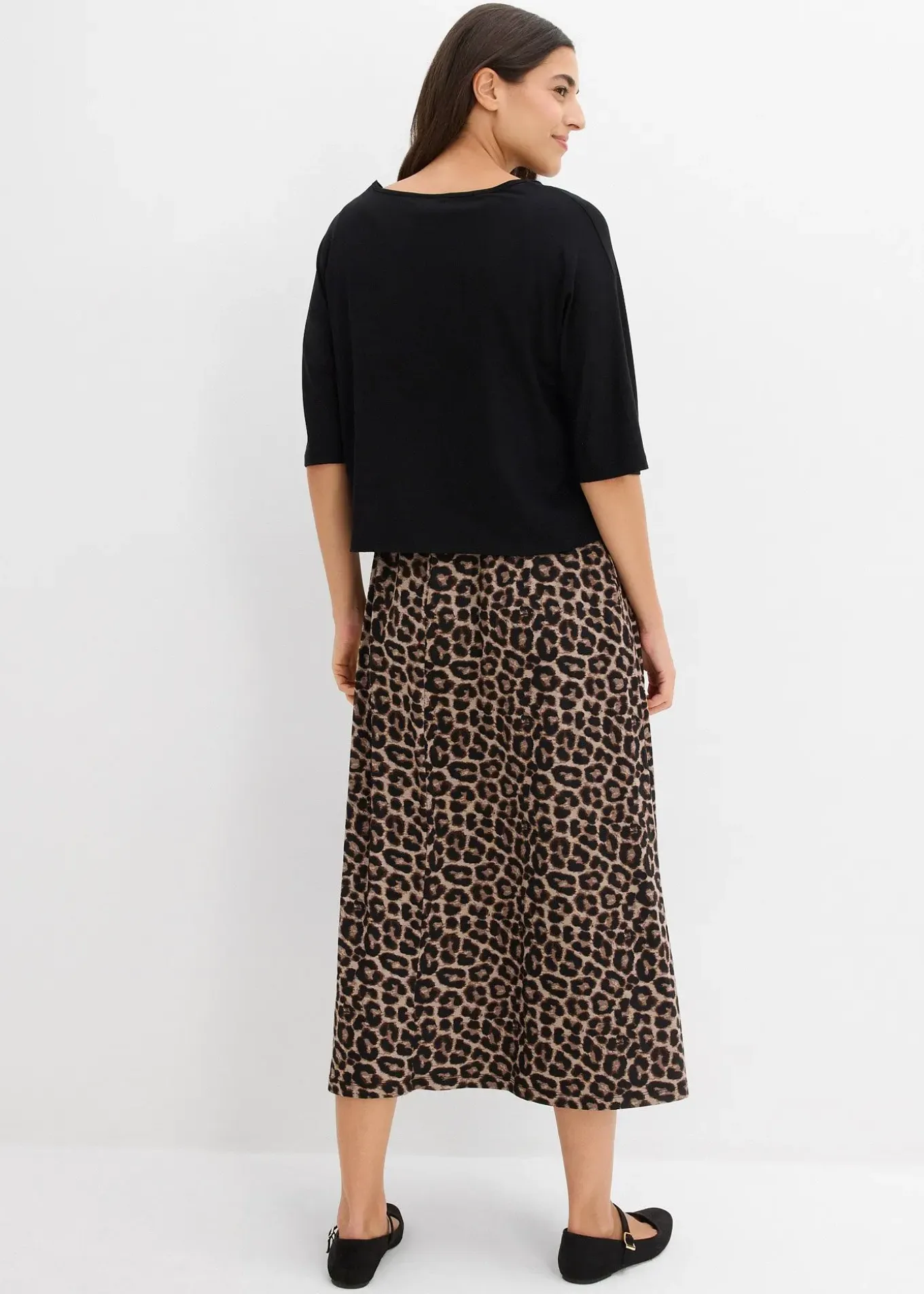 Robe fluide en jersey viscose