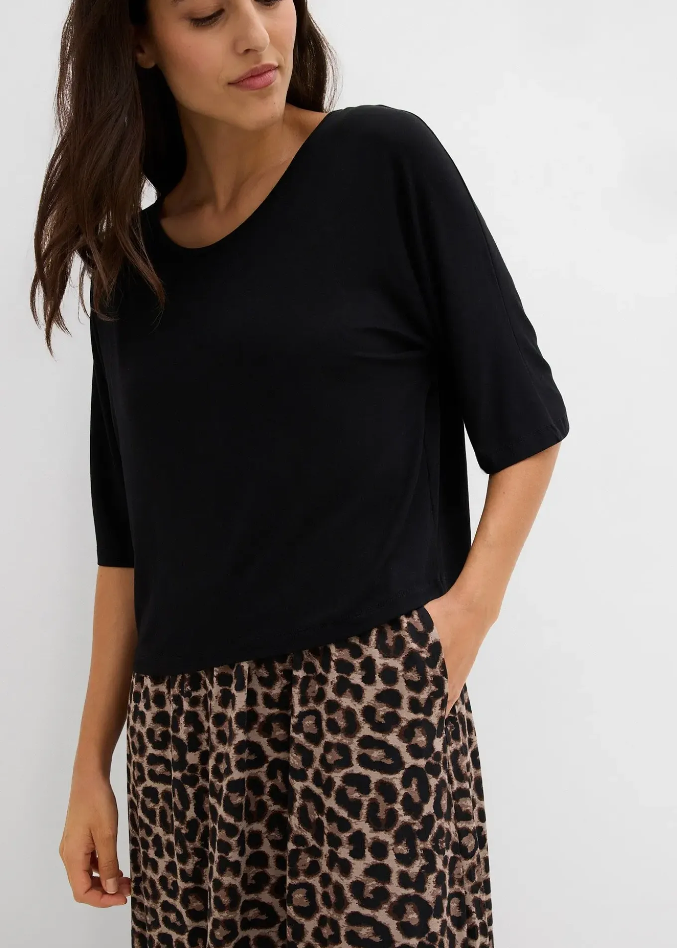 Robe fluide en jersey viscose