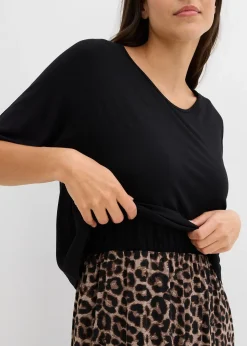 Robe fluide en jersey viscose