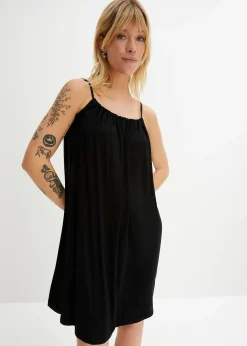 Robe fluide en jersey viscose extensible