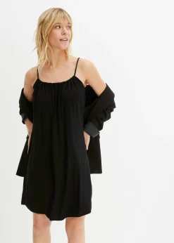 Robe fluide en jersey viscose extensible