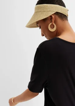 Robe fluide en jersey viscose extensible