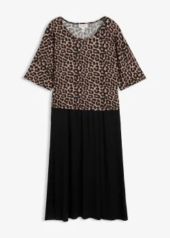 Robe fluide en jersey viscose