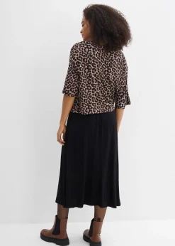 Robe fluide en jersey viscose