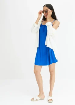 Robe fluide en jersey viscose extensible