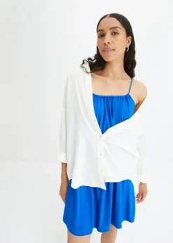 Robe fluide en jersey viscose extensible
