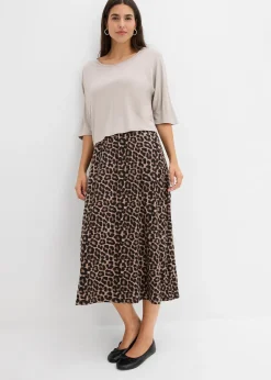 Robe fluide en jersey viscose