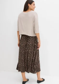 Robe fluide en jersey viscose