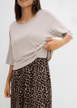 Robe fluide en jersey viscose