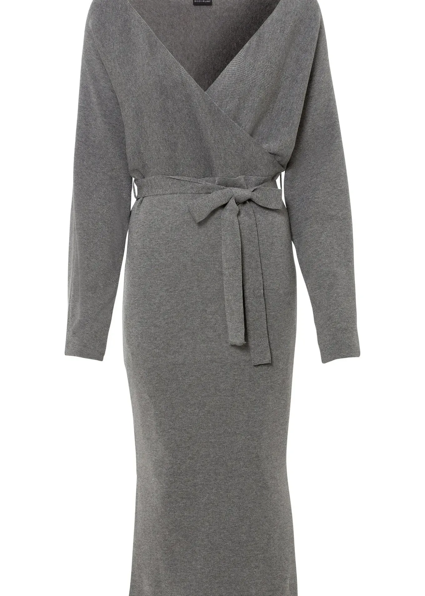 Robe fluide en maille de viscose mélangée