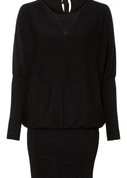 Robe fluide en maille de viscose mélangée