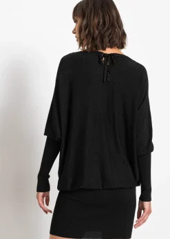 Robe fluide en maille de viscose mélangée