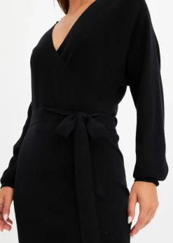 Robe fluide en maille de viscose mélangée