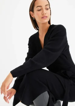 Robe fluide en maille de viscose mélangée