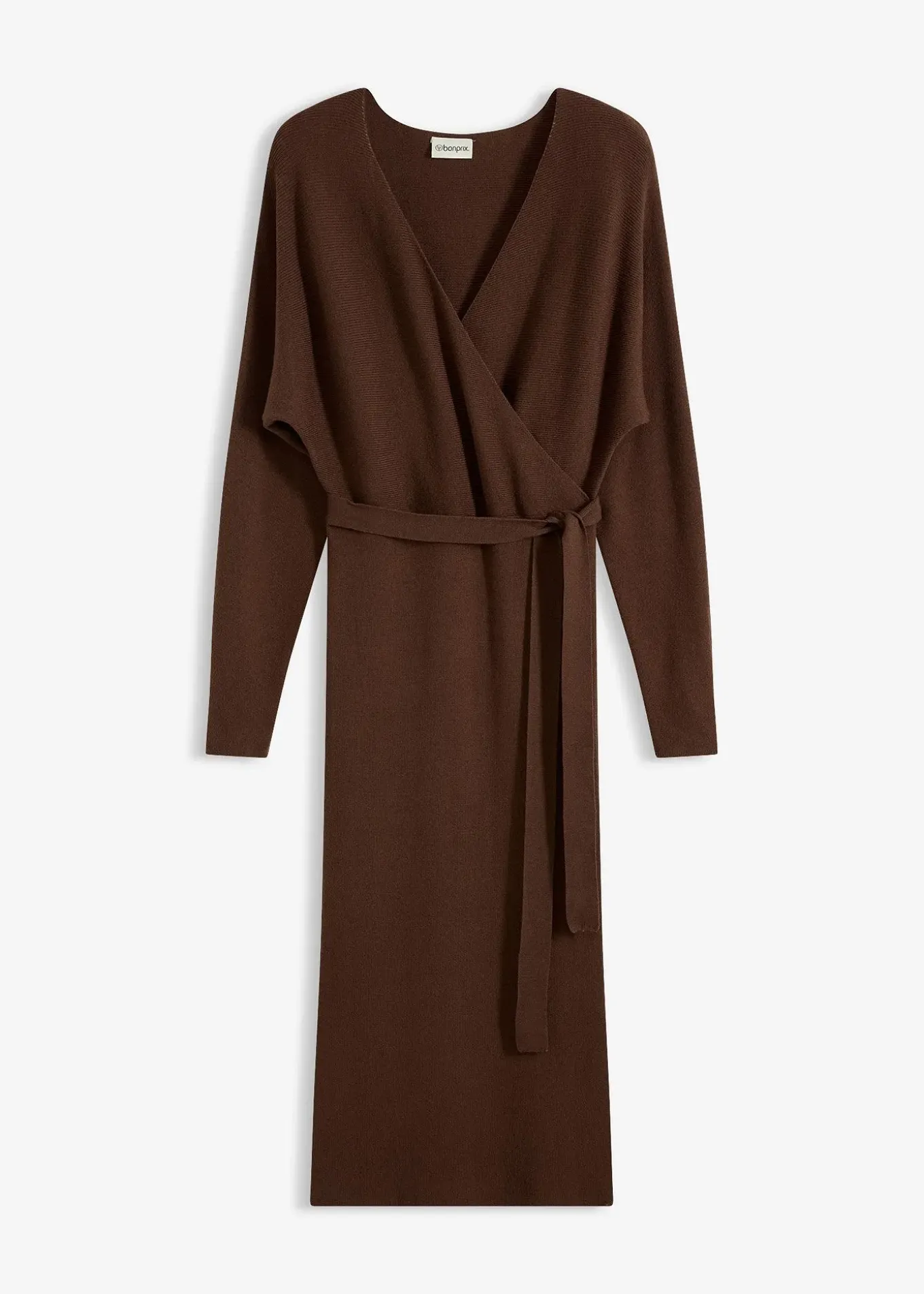 Robe fluide en maille de viscose mélangée