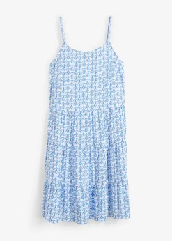 Robe fluide en viscose à fines bretelles