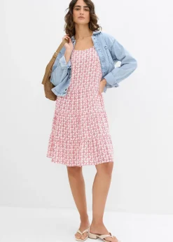 Robe fluide en viscose à fines bretelles