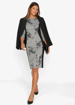 Robe fourreau avec sequins brodés