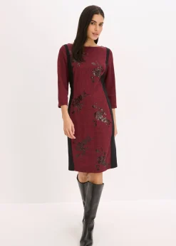 Robe fourreau avec sequins brodés