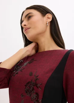 Robe fourreau avec sequins brodés