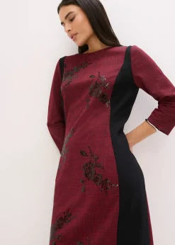 Robe fourreau avec sequins brodés