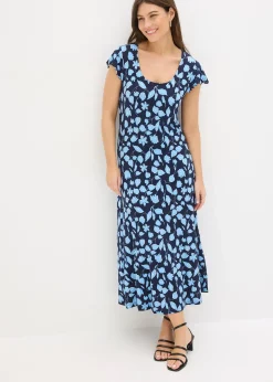 Robe imprimée en jersey viscose
