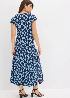 Robe imprimée en jersey viscose