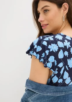 Robe imprimée en jersey viscose