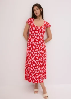 Robe imprimée en jersey viscose