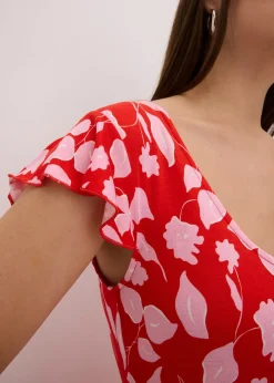 Robe imprimée en jersey viscose