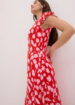 Robe imprimée en jersey viscose