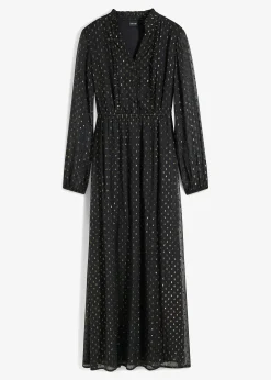 Robe longue à effet brillant