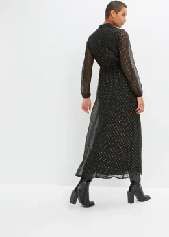 Robe longue à effet brillant