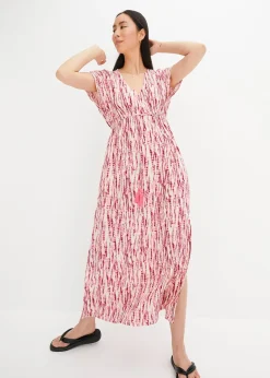 Robe longue à imprimé batik
