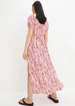 Robe longue à imprimé batik