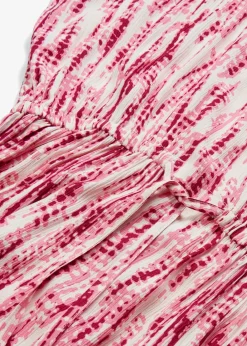 Robe longue à imprimé batik