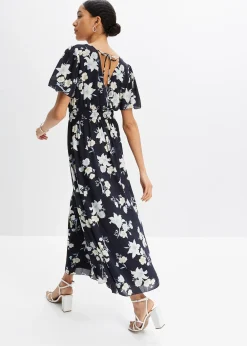 Robe longue à imprimé floral