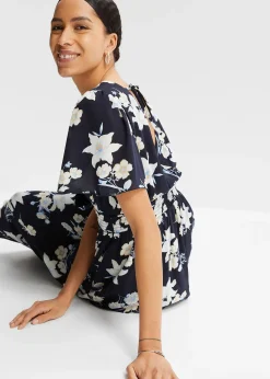 Robe longue à imprimé floral